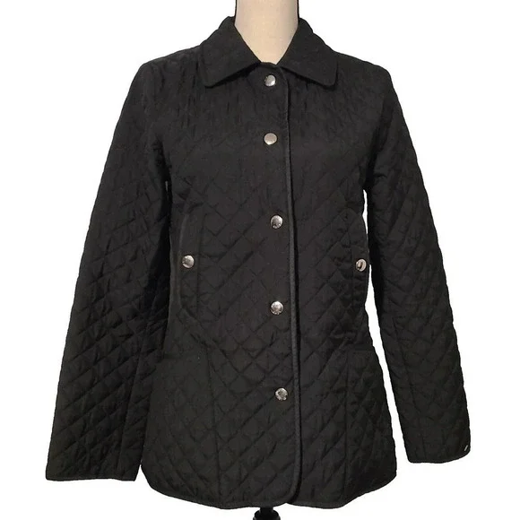 MICHAEL Michael Kors BLACK DIAMOND Quilted Lightweight Jacket SIZE SMALL