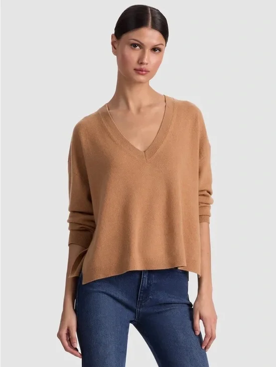 Alice & Olivia Williams Cashmere Pullover Sweater