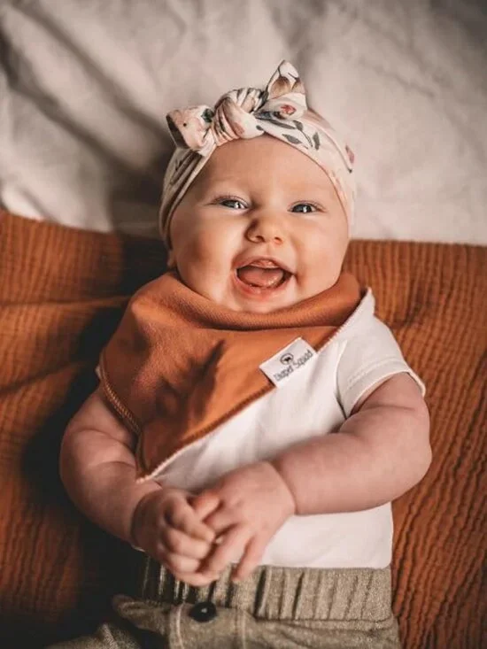 Diaper Squad 10 pack Earthy Organic Cotton & Fleece Baby Bandana Drool Bibs Set