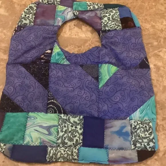 Hand Crafted Reversible Baby Bib. $12 each or 3/$25