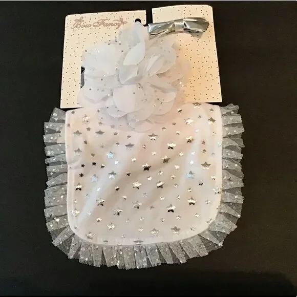 High Fashion Baby bib, head band and bow tie set