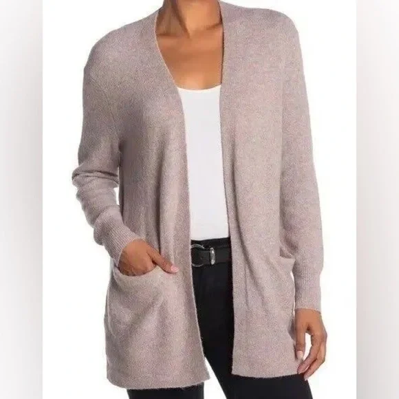 Madewell Merino Wool/Alpaca blend cozy walker cardigan with two pockets size XS