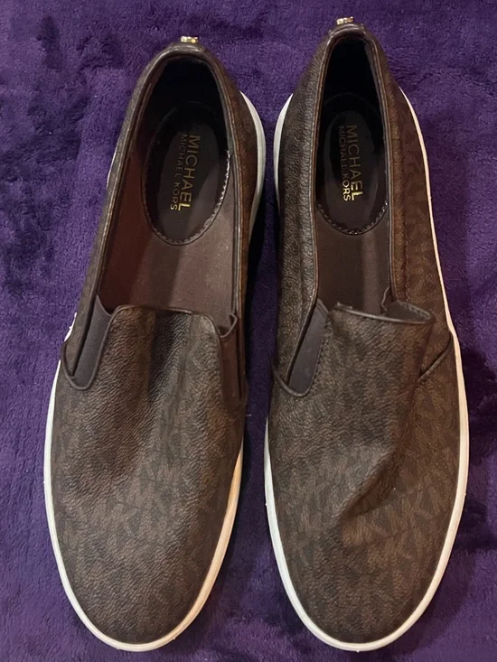 Michael Kors Men's Dark Brown Slip-On Loafers