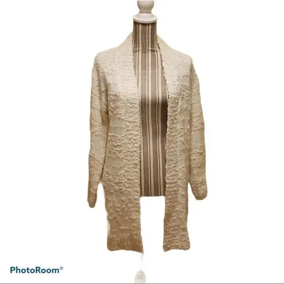 𝅺MESH and lace white Cardigan. Small