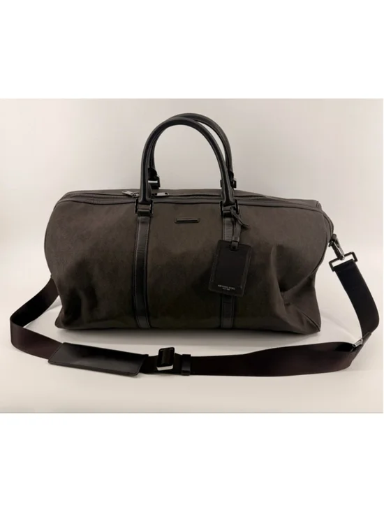 Michael Kors Jet Set Travel Large Duffle Bag Handbag Brown With Strap