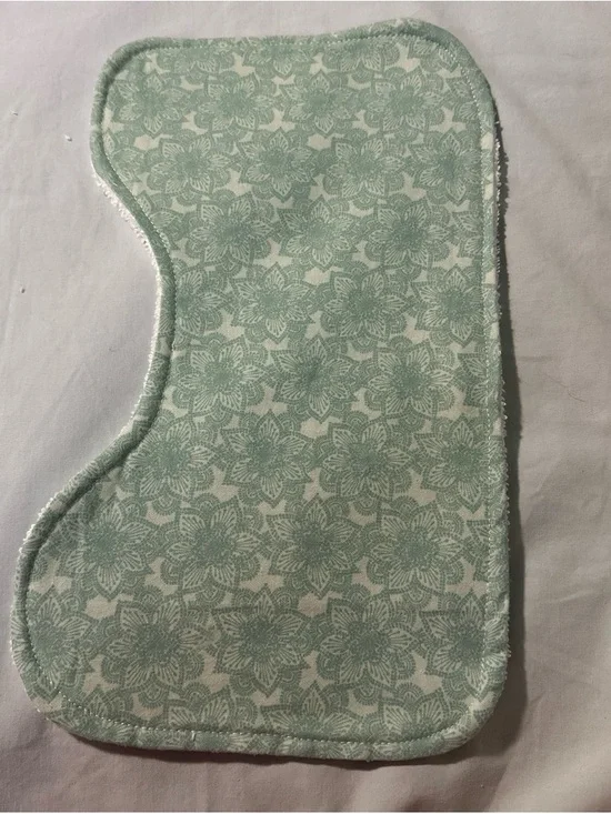Handmade Floral burp cloth