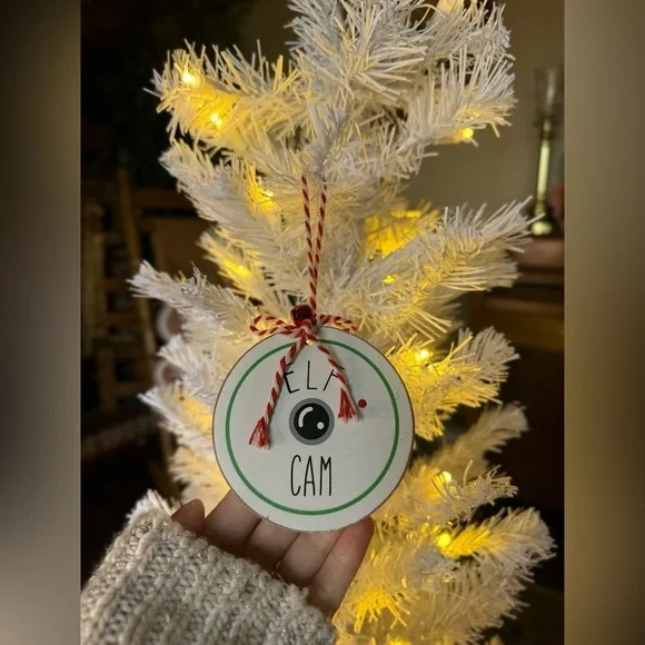 Elf Cam Christmas Ornament