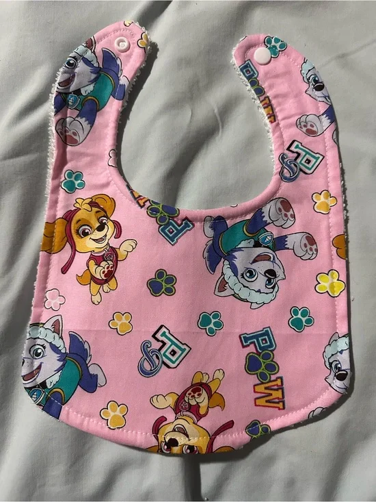 Handmade Paw Patrol bib