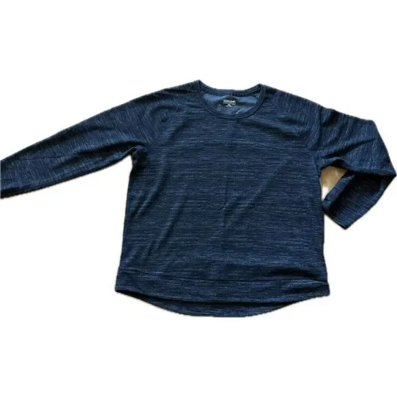 Kirkland Signature Ladies’ Pullover 2XL Black and Grey Heather Sweatshirt Shirt