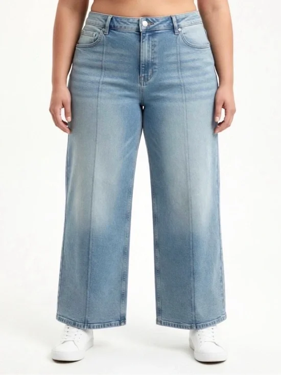 Michael Kors Carmen Wide Leg Super High Rise Jeans 16W NWT