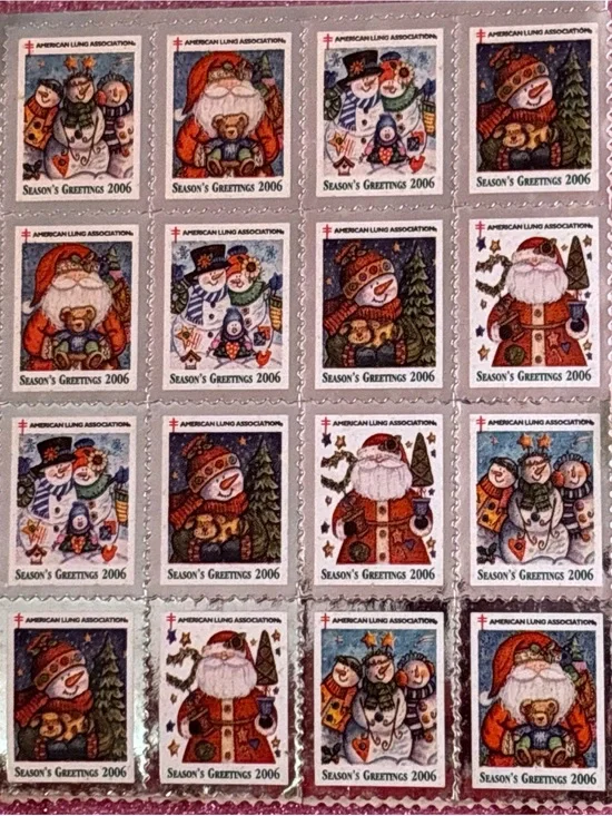 Season's Greetings 2006 Holiday Stamp Sheet