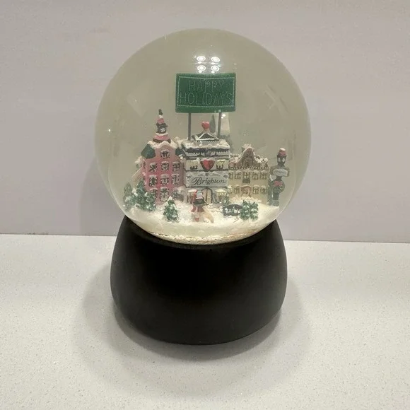 Vintage‎ Christmas BRIGHTON VILLAGE Storyland Musical Snow Globe – 