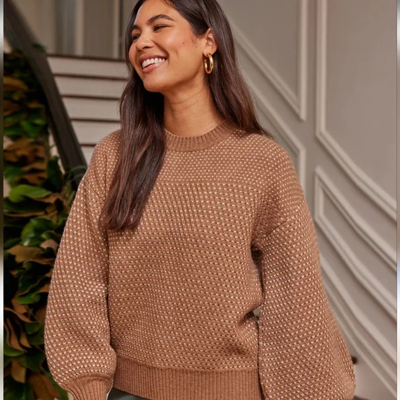 Summersalt Wool And‎ Cashmere Women's Small Brown Sweater
