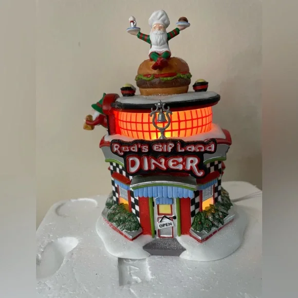 D56 Red's Elf Land Diner North Pole‎