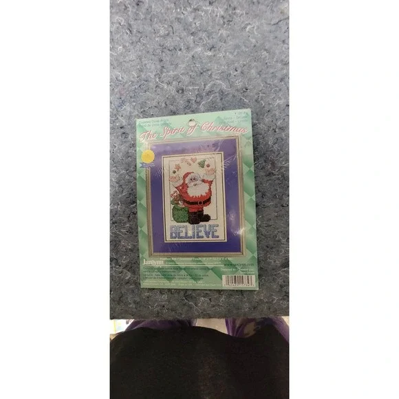 Janlynn The Spirit of Christmas‎ Believe Cross Stitch Kit