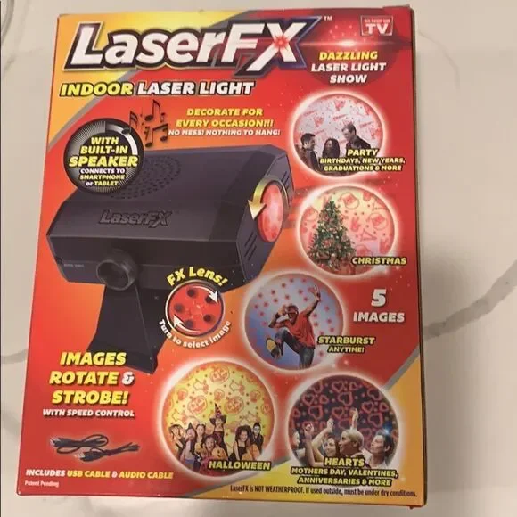 🎉Last deal🎉LaserFX indoor laser light