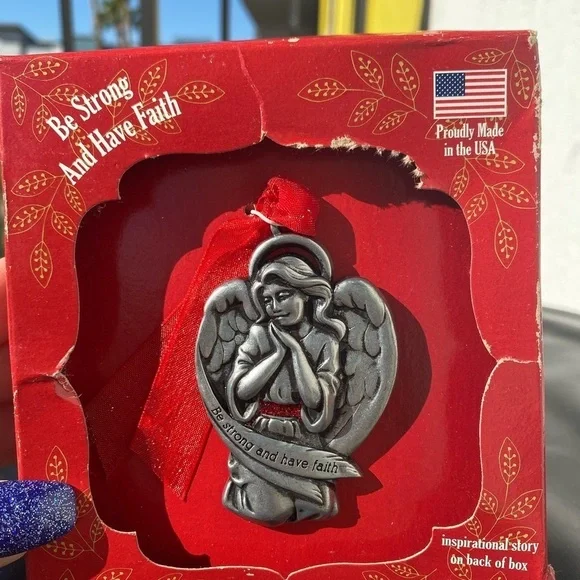 Angel of faith ornament Christmas tree decor