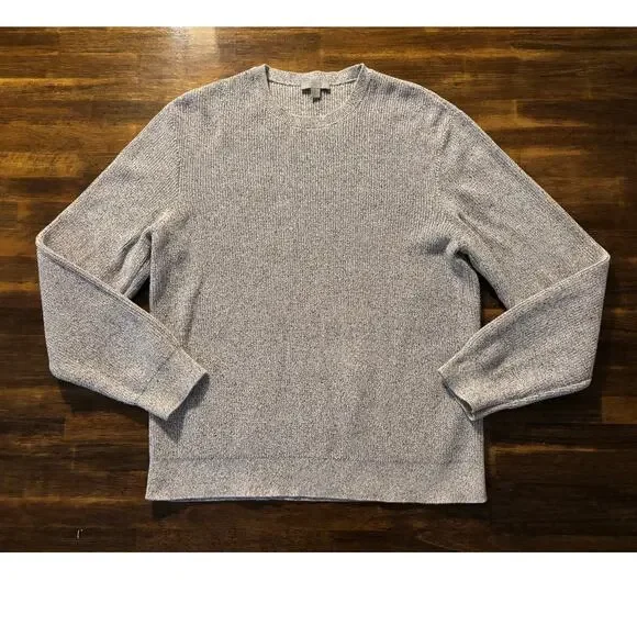 COS Women's XL Sweater Crew Neck 100% Cotton Knit Pullover Long Sleeve