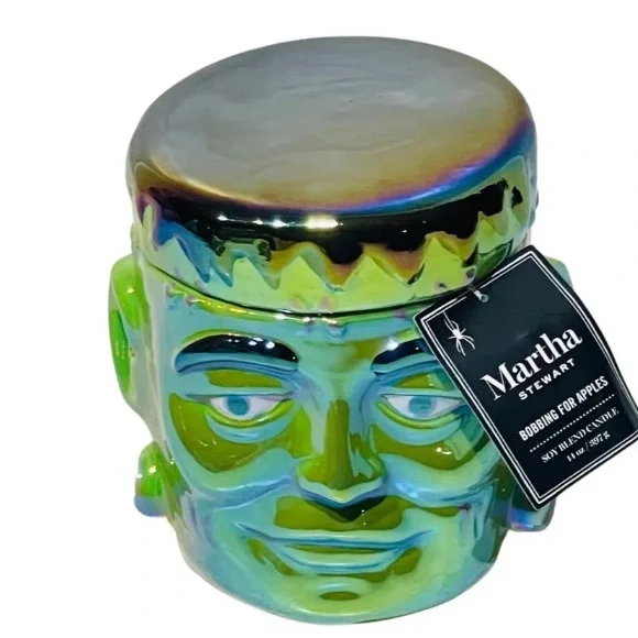 Martha Stewart Halloween Collection Frankenstein Double Wick Candle 14oz