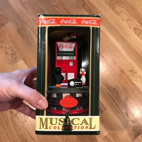 Vintage Coca Cola Animated Penguins Musical