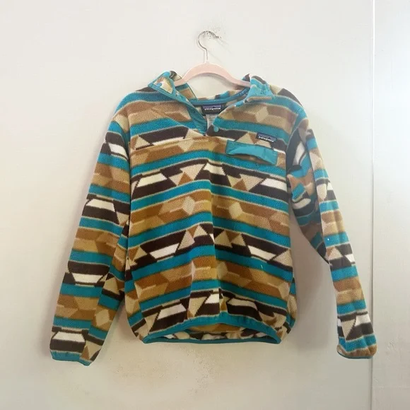 Patagonia vintage pullover Aztec‎ fleece small