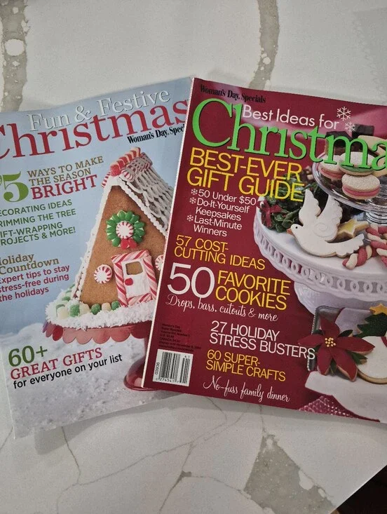 2 Womens Day  Christmas Magazine Issues. 2004 And 2012