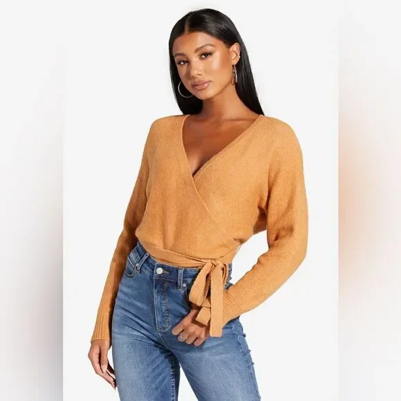 NWOT Shoedazzle Wrap Front Sweater