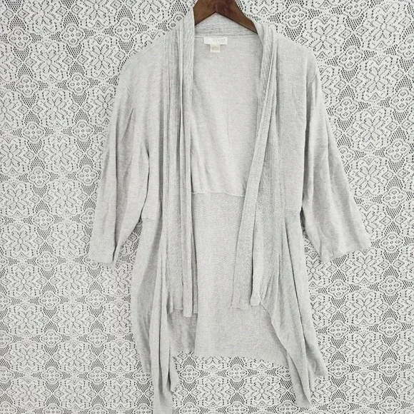 Kenar Open front half sleeve sweater cardigan women's 3X
