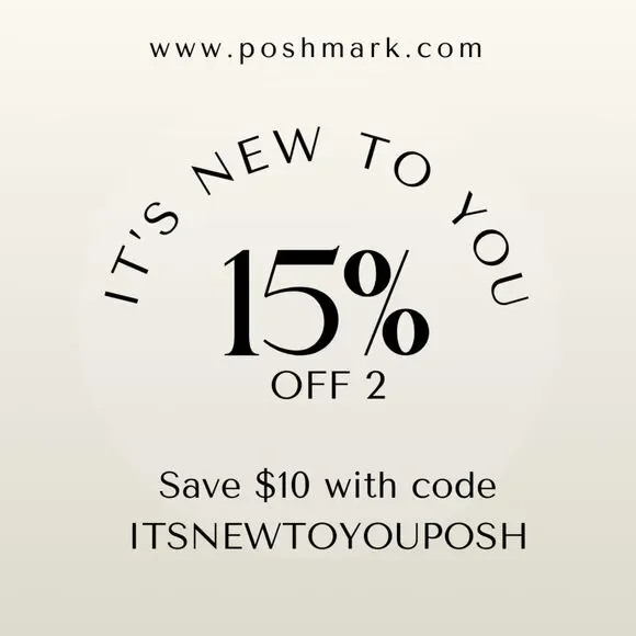 Poshmark 15% off 2