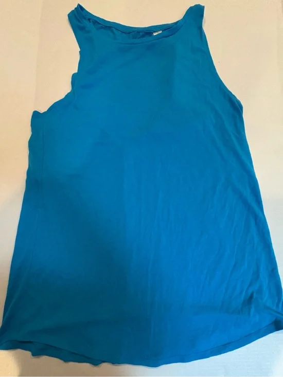 No Boundaries Bright Teal Blue Sleeveless Swim Coverup