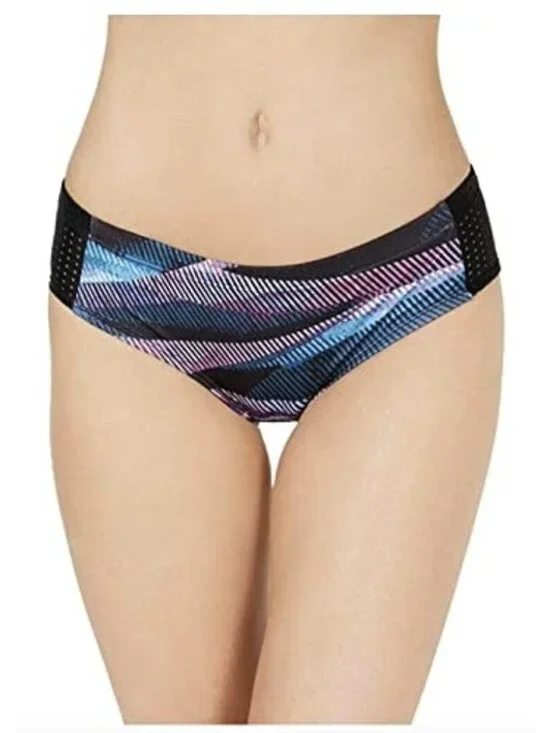 NIKE SWIMWEAR Hipster Bikini Bottoms Size XS Pink Black  Mesh Side Size S $54
