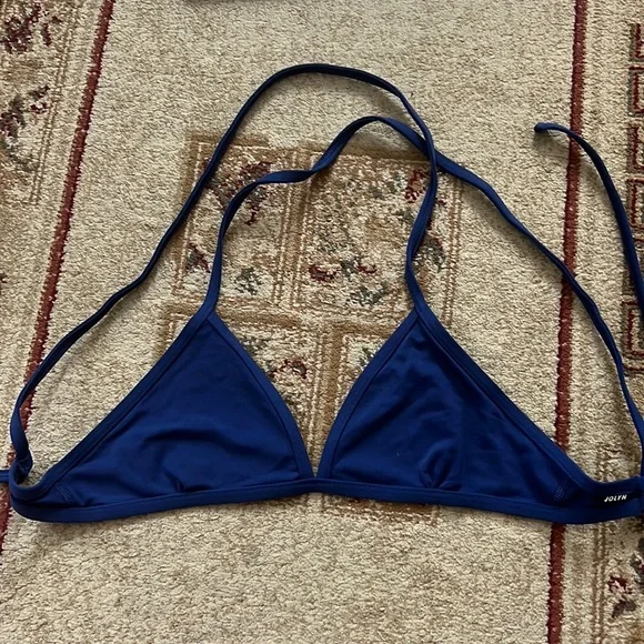 Jolyn Navy Triangle Bikini Top