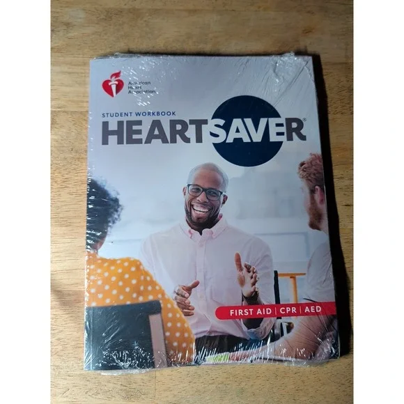 2020‎ Heartsave First Aid CPR AED Student Workbook by Aha, New Sealed