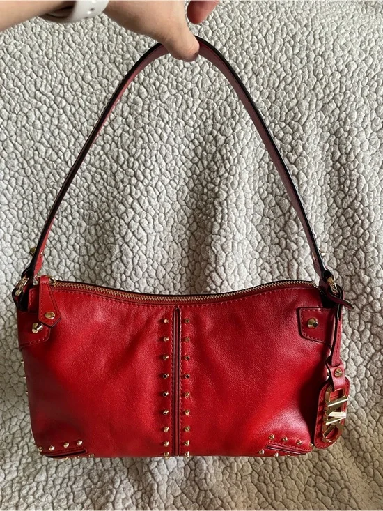 Michael Kors Astor Studded Shoulder Bag