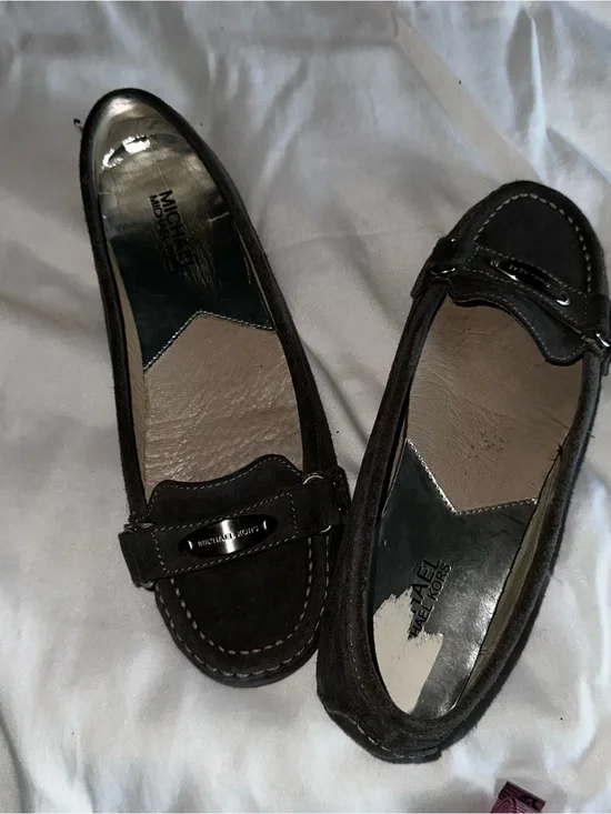 Gray Michael Kors Flats