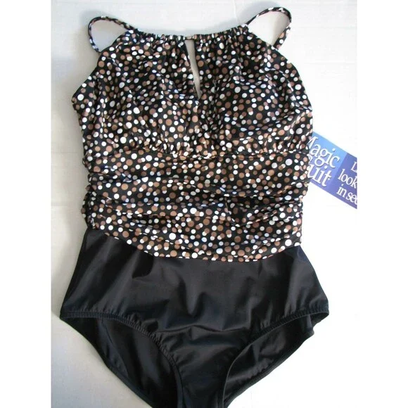Magicsuit Plus Size 1X KATRINA Tummy Toning Shaping Swimsuit Bathing Suit