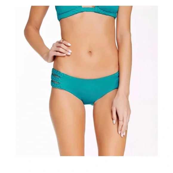 NWT Vitamin A Chloe Braid Bikini Brief Bottoms‎