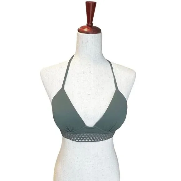 Shade & Shore Bikini Top Padded & Underwire Green 34B