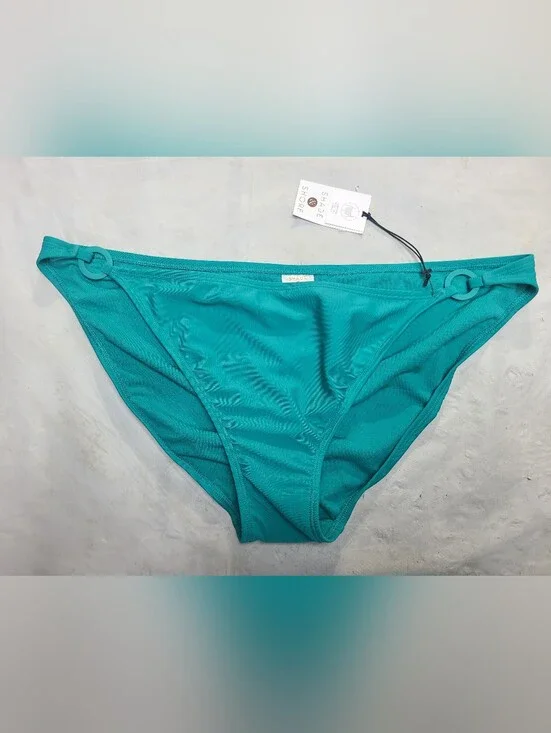 Women's Ring Detail Bikini Bottom Shade & Shore Teal Size XL