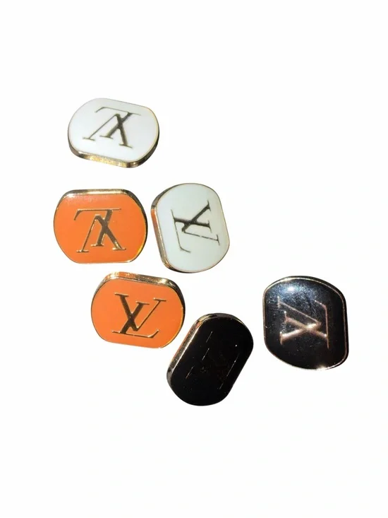 Louis Vuitton Button Set - Orange, White, Black