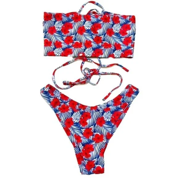 ❤️ ILLA Floral Bikini Size S