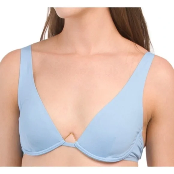 NEW L*SPACE Fused Alana Bikini Top in Aura
