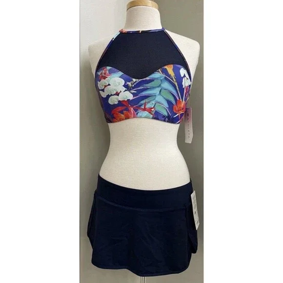 NWT's Athleta Lucia Mesh Bikini Set Size Medium