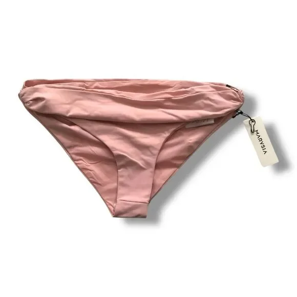 Marysia Swim Venice Bikini Bottom Light Pink NWT Size Small Summer Vacation