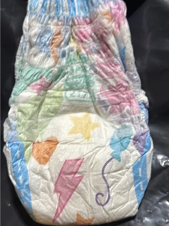 Multicolor Stars & Lightning Kids Diaper Cover - Pastel Print