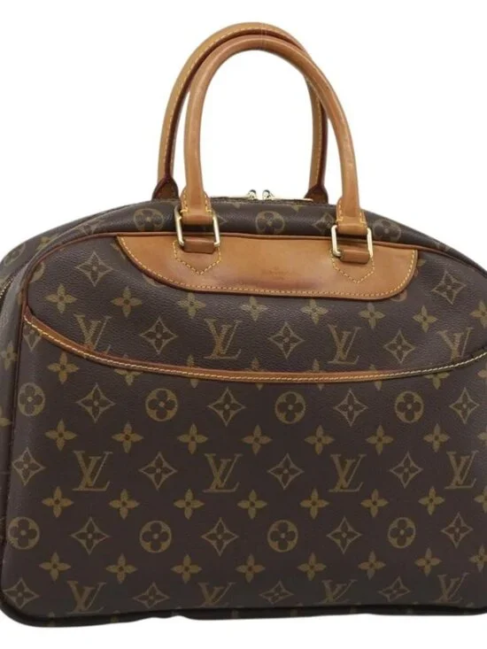 LOUIS VUITTON Monogram Deauville Hand Bag M47270 LV Auth ka4892