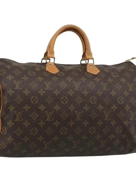 LOUIS VUITTON Monogram Speedy 40 Hand Bag M41522 LV Auth ka4888