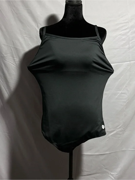 Baleaf Classic Black One-Piece Swimsuit