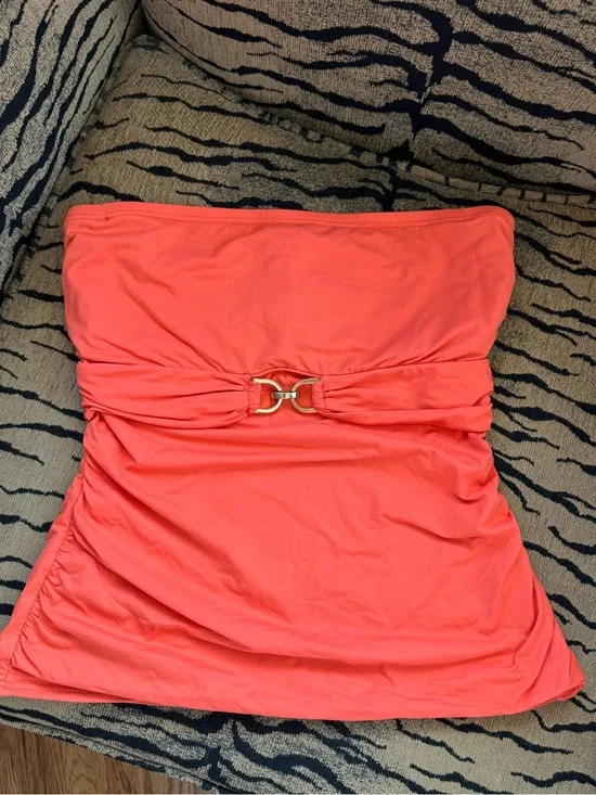 MICHAEL Michael Kors Coral Swimsuit Top