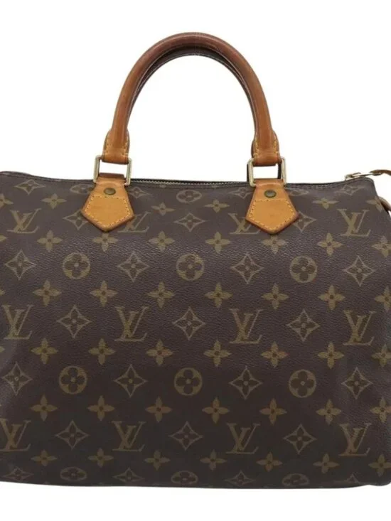 LOUIS VUITTON Monogram Speedy 30 Hand Bag M41526 LV Auth 188523A